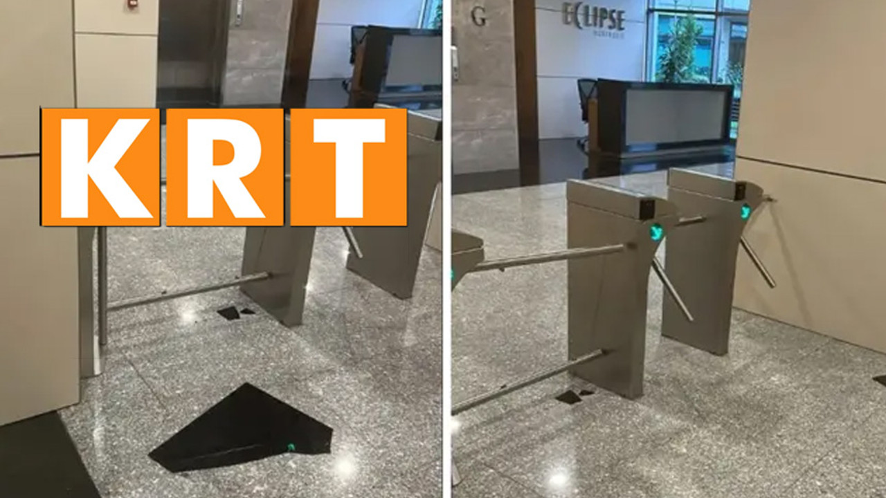 KRT TV binasına saldırı: Üzerimde el bombası var