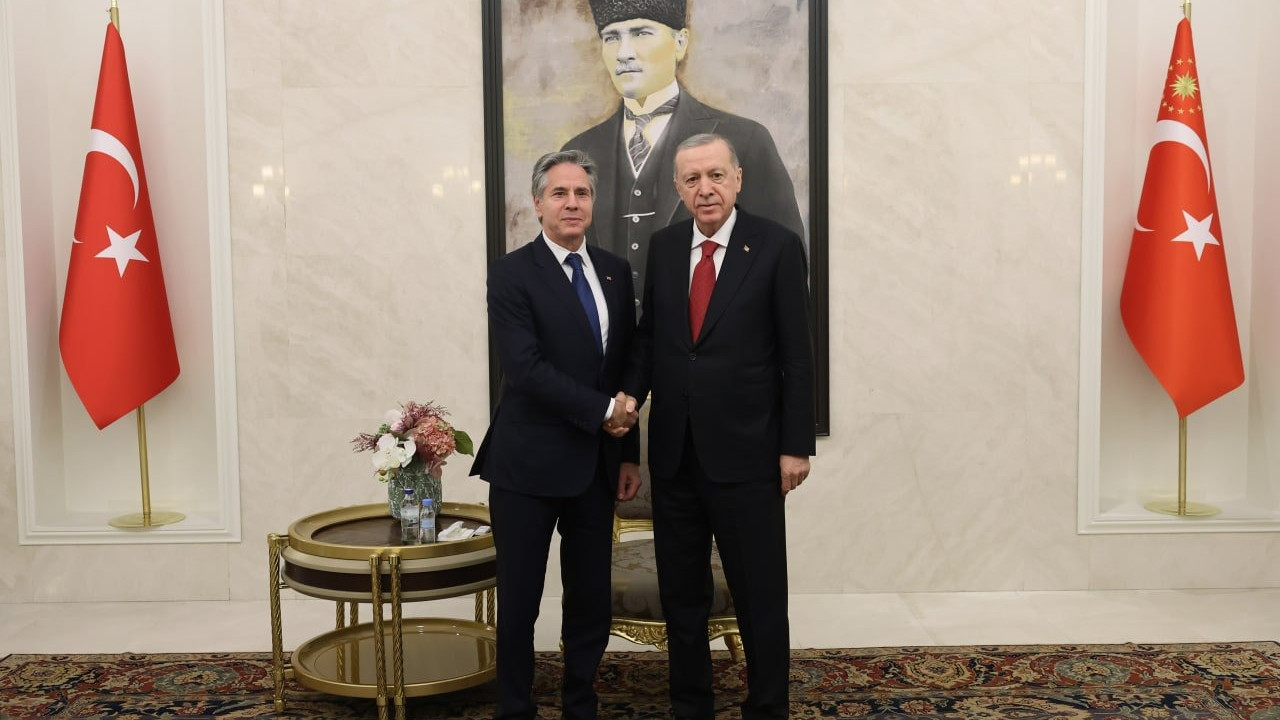 Erdoğan ile Blinken görüşmesi başladı: Gündemde Suriye var