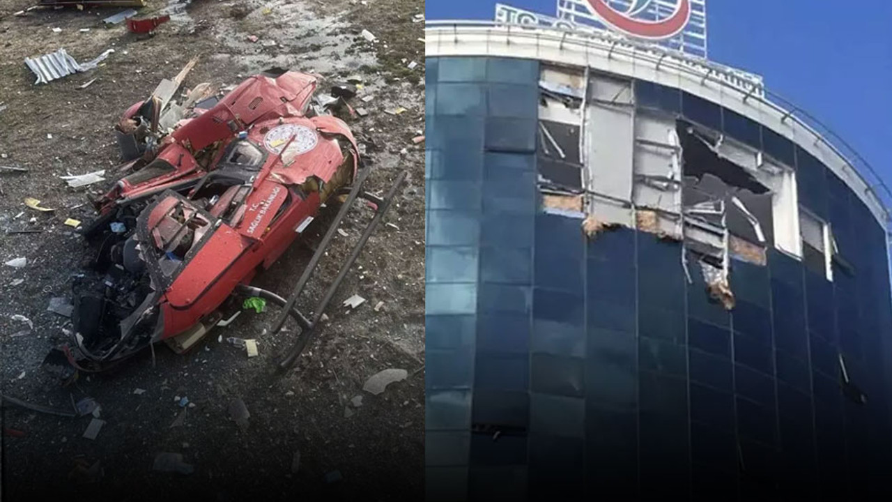 Muğla'da helikopter hastaneye çarptı
