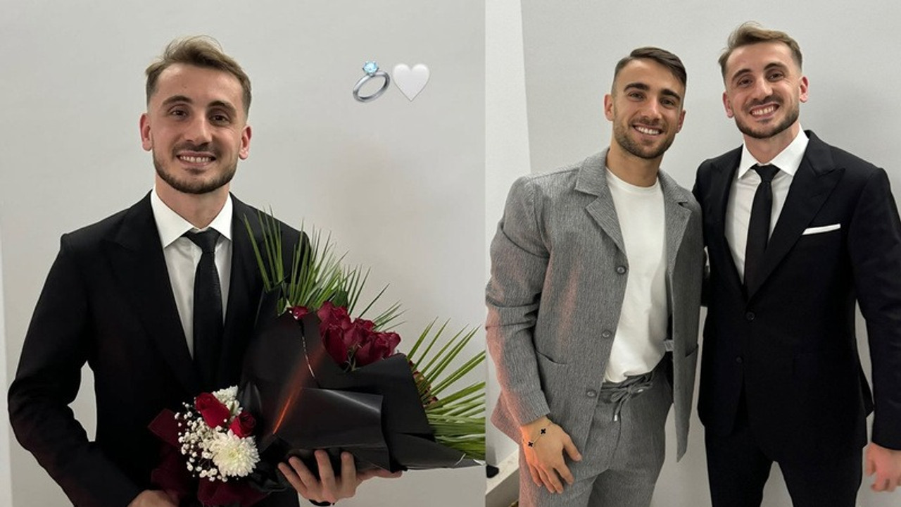 Kerem Aktürkoğlu'nun mutlu günü: Yıldız futbolcu nişanlandı!