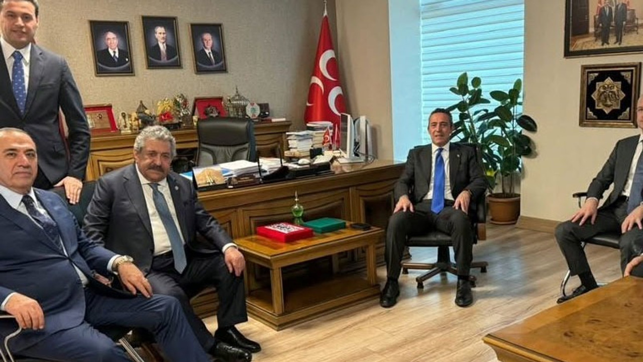 Fenerbahçe’den MHP’ye ziyaret: Ali Koç, Feti Yıldız ile görüştü