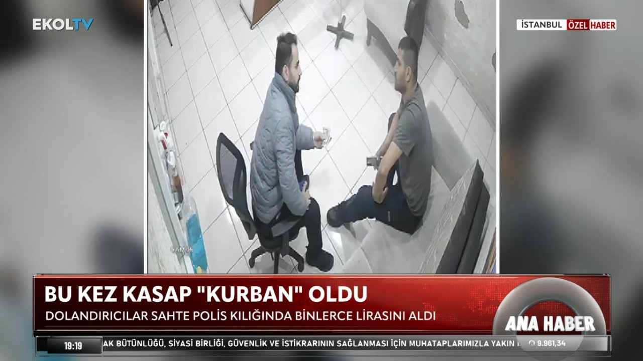 Esenyurt'ta sahte polis dolandırıcılığı: Bu kez kasap "kurban" oldu!