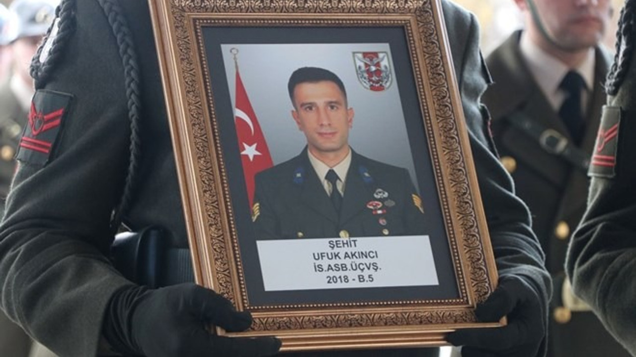 Şehit astsubay Akıncı, son yolculuğuna uğurlandı