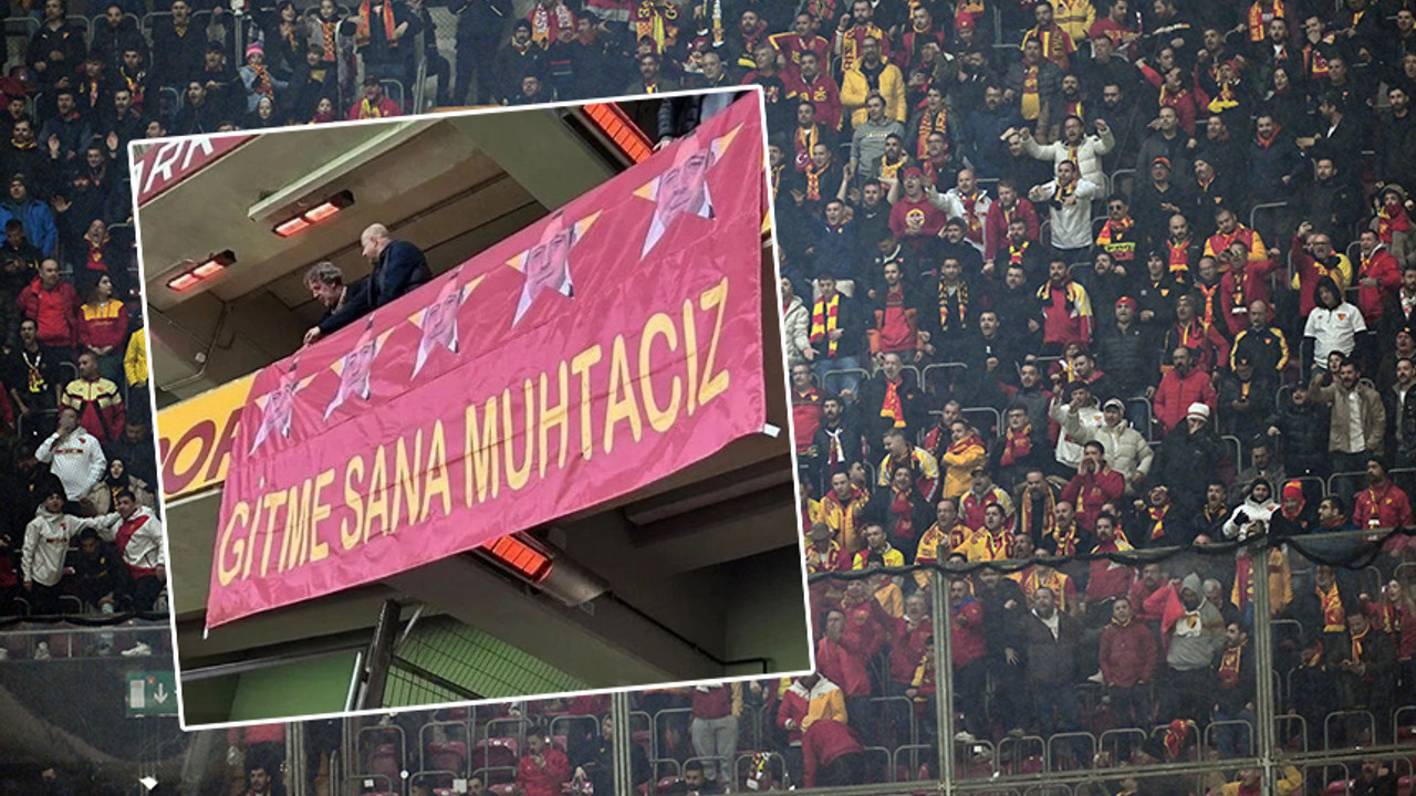 Galatasaray tribünlerinden Ali Koç'a gönderme!