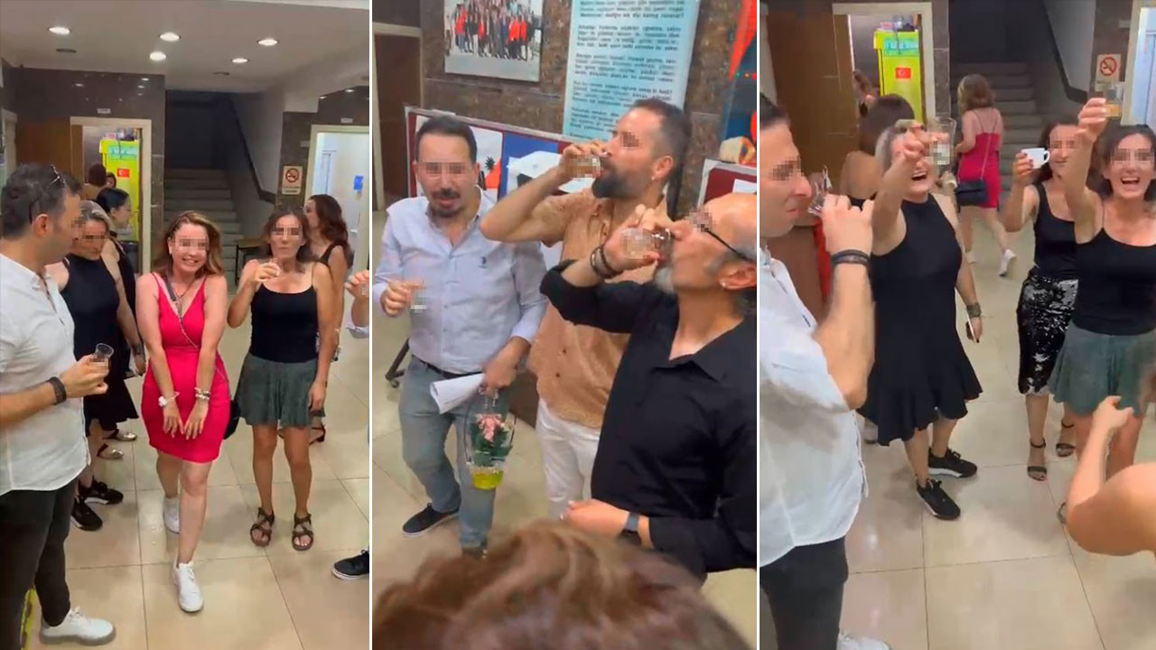 Okulda alkol içen öğretmenler hakkında karar verildi!