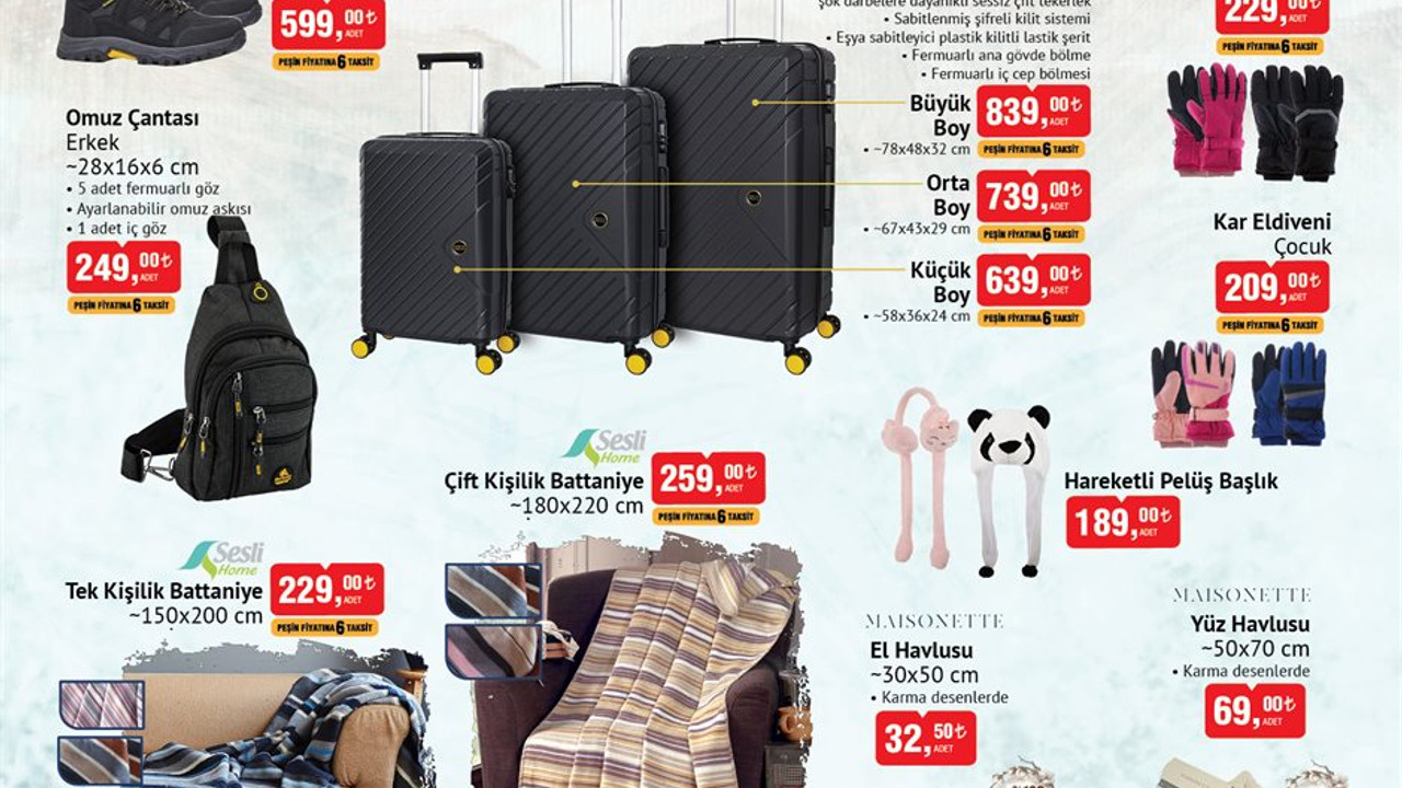 BİM’e 6’lı Porsiyonluk Güveç, Yağmurluk, Balıkçı Çizme geliyor! 7-10 Ocak BİM aktüel ürünler kataloğunda neler var?