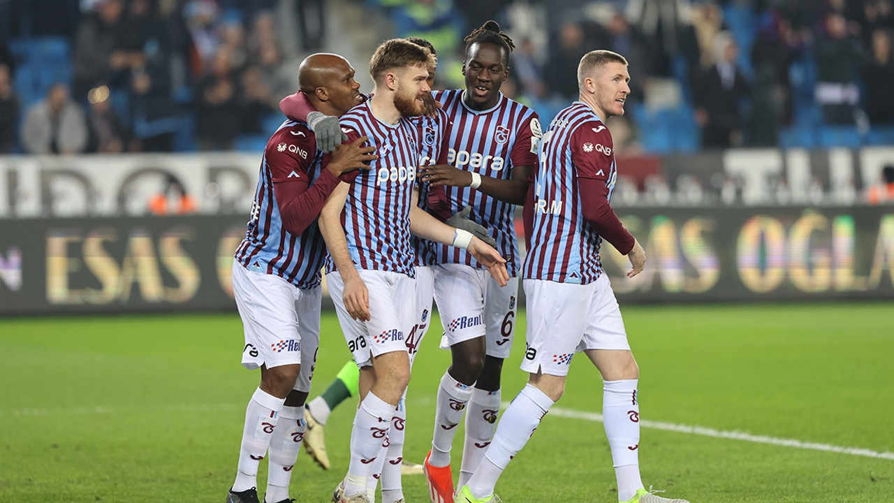 Trabzonspor'dan Sivasspor karşısında dört gollü galibiyet!