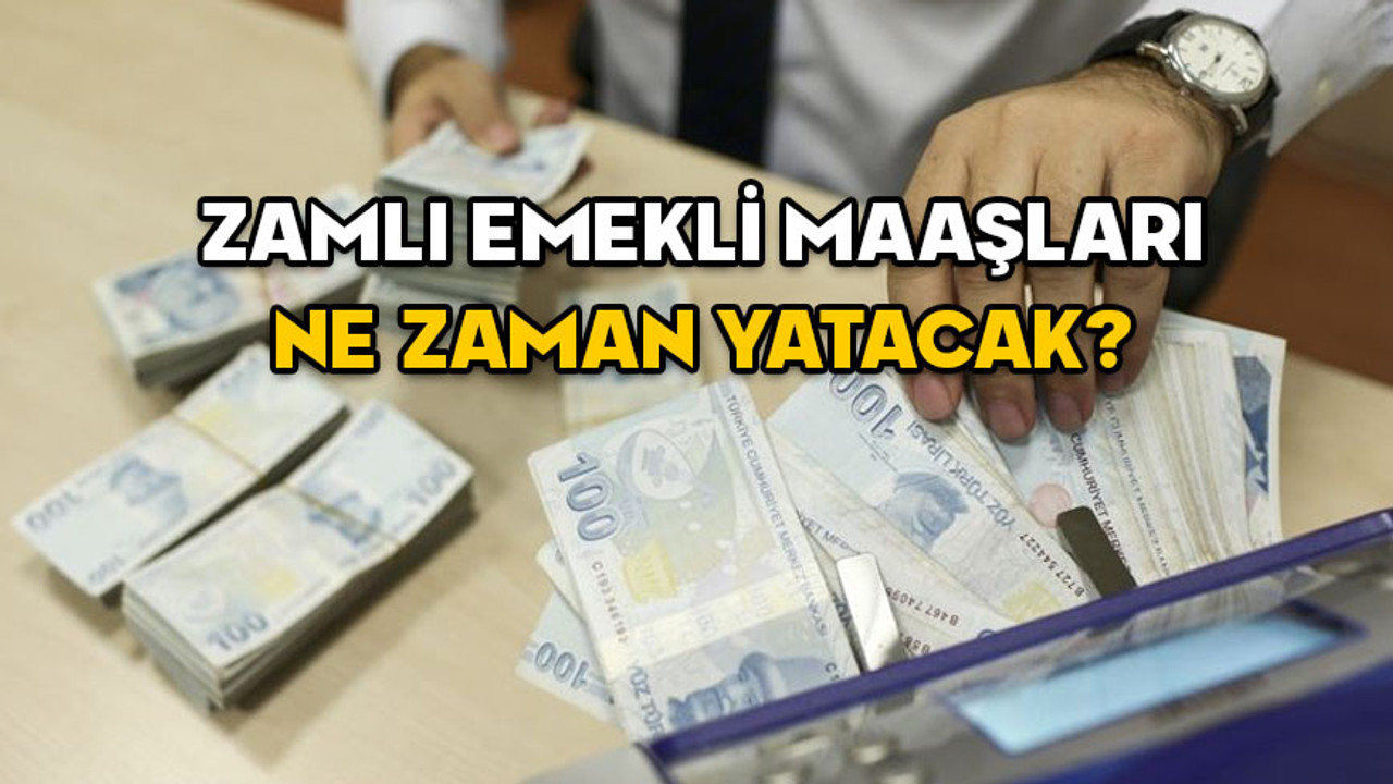 ZAMLI EMEKLİ MAAŞLARI NE ZAMAN YATACAK? SSK ve BağKur (4A, 4B) emekli maaşı tarihleri