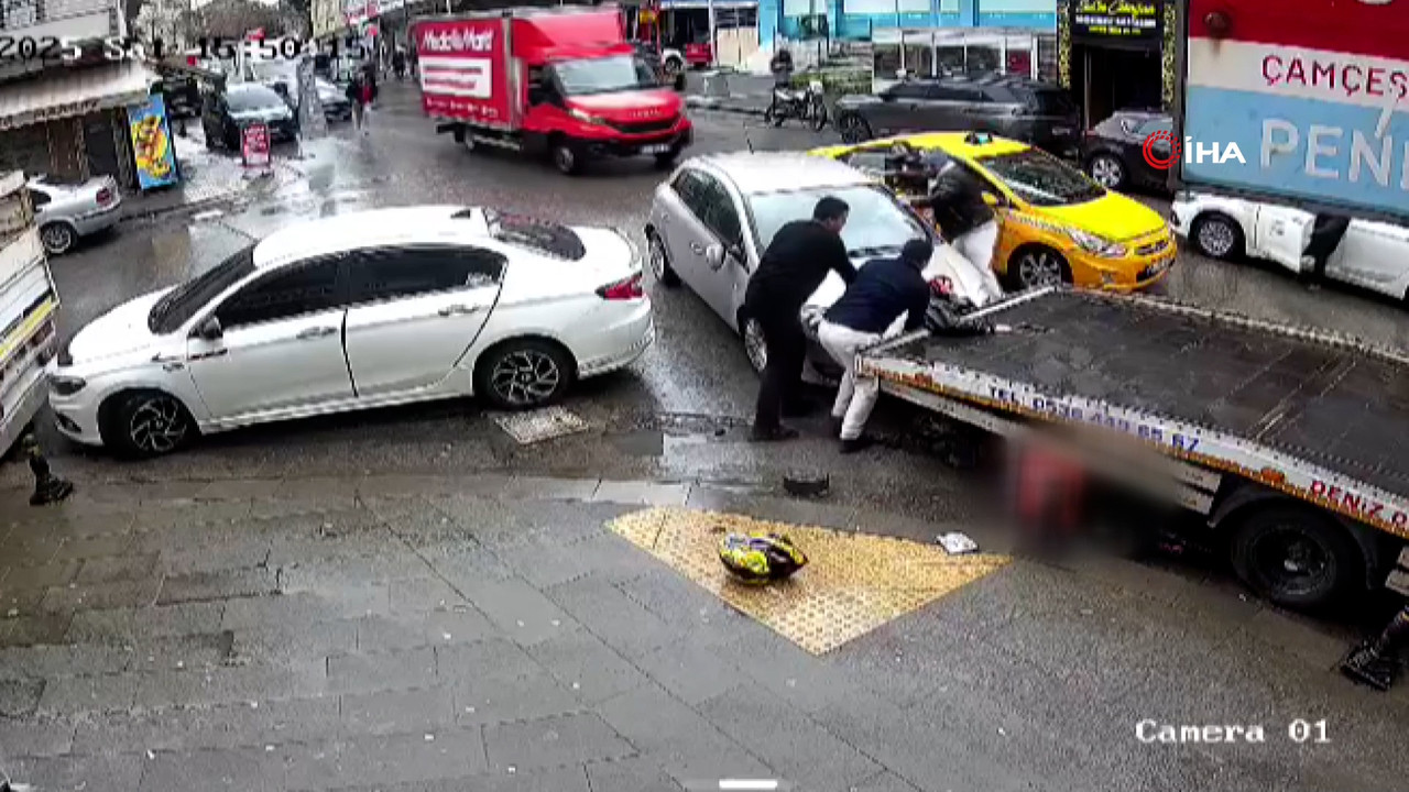 Trafikte tartıştığı motokuryeyi otomobiliyle ezmişti: O sürücü tutuklandı
