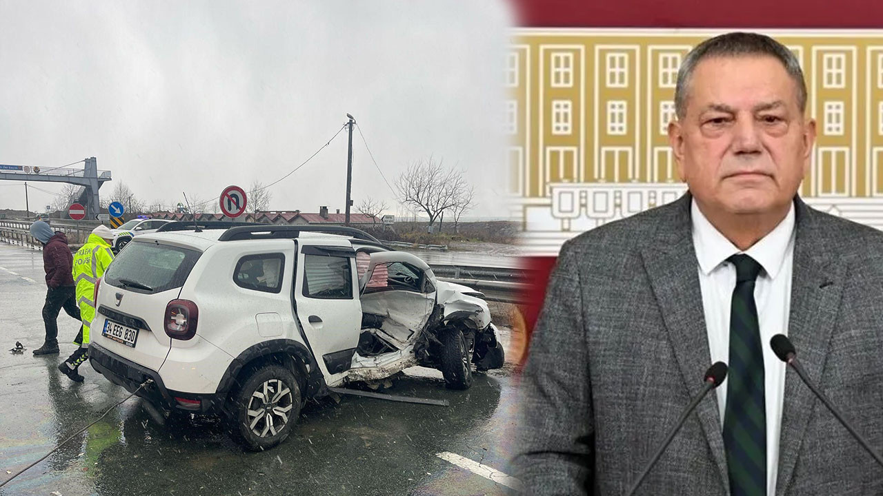 CHP’li milletvekili trafik kazası geçirdi