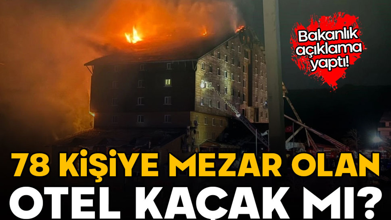 Kartalkaya'daki Grand Kartal Otel kaçak mı? Bakanlık açıklama yaptı!