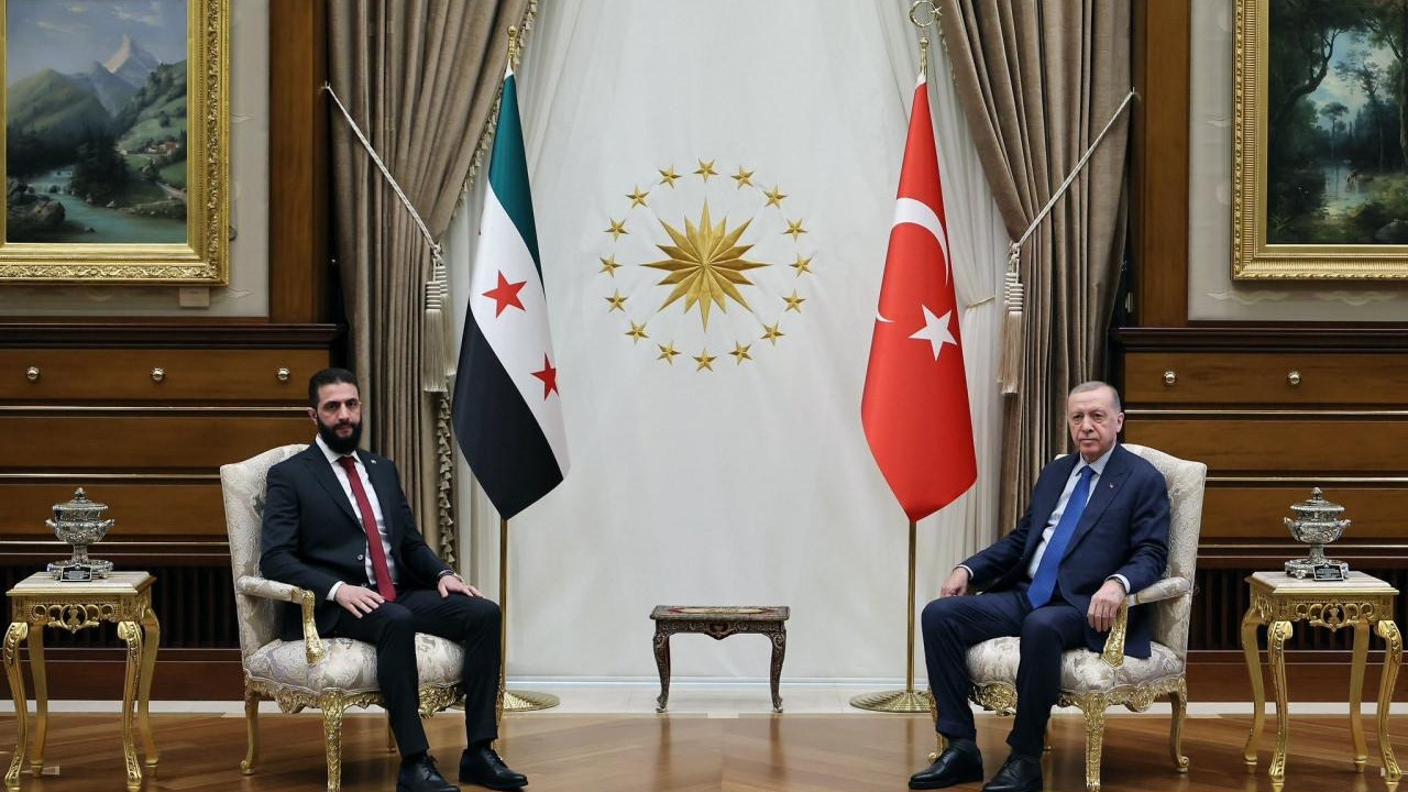 Suriye Cumhurbaşkanı Ahmed Şara Ankara'da! Erdoğan: Suriye'de teröre yer yok