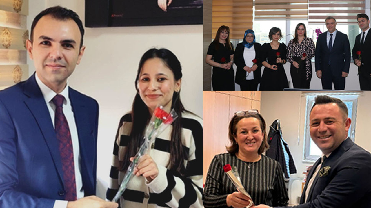 8 Mart coşkusu adliyelerde! Başsavcılar kadınları unutmadı
