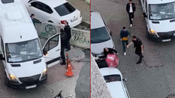 Servis şoförünü kuzenine vurdurdu! Dehşet anları kameralara yansıdı