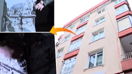 'Riskli' binada ölümüne yaşam