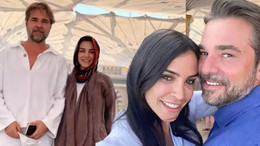 Engin Altan Düzyatan ve eşi Neslişah Alkoçlar Medine'ye gitti