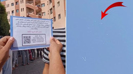 İsrail savaş uçakları Gazze'ye broşür attı! Esirlerle ilgili bilgi verene ödül verilecek