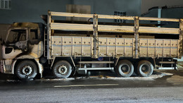 Kamyonu yanan şoför: "Yemek yedim, döndüğümde arabanın alev aldığını gördüm"