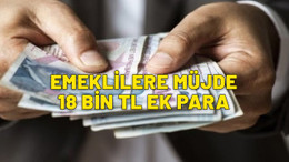 SSK Bağkur ve 4C’den emeklilere müjde haber geldi. 18 bin TL ek para ödemesi.