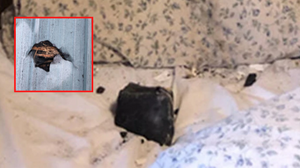 Şaşkınlık yaratan olay! Yatağına göktaşı düştü