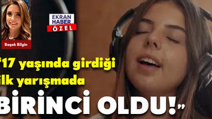 “17 yaşında girdiği ilk yarışmada birinci oldu!”