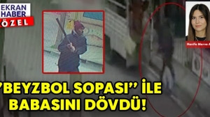 Beyzbol sopasıyla babasını dövdü!