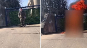 Kendini yakan ABD'li asker kim? Kendini yakan ABD'li asker öldü mü?