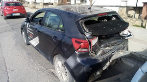Kamyonet, aday sürücünün kullandığı otomobile çarptı: 4 yaralı