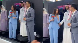 Suudi Arabistan'da robot sunucuyu taciz etti!