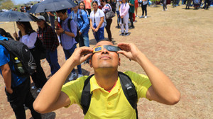 2024 yılının ilk Güneş tutulması gerçekleşti