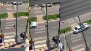 Hatıra kalsın diye oğlunu çekerken araba çarptı