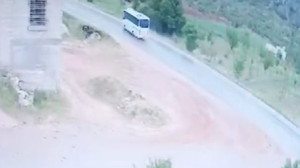 Astsubayın öldüğü kaza kamerada!