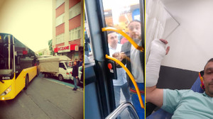 Seyyar satıcı, İETT şoförünü ölümle tehdit etti!