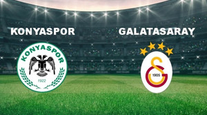Konyaspor - Galatasaray maçı başladı! İlk gol Galatasaray'dan geldi