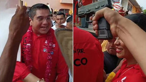 Meksika’da başkan adayına suikast anı görüntülendi!