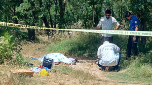 Ağaçlık alanda kadın cesedi!