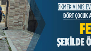 Apartman girişinde sevgili dehşeti! Geriye aldığı ekmek kaldı