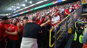 Türkiye-Gürcistan maçı öncesinde kavga çıktı