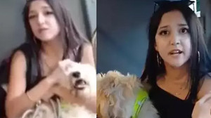 Köpekle otobüse bindi tepki gösteren yolcularla kavga etti!