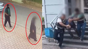 Kar maskeli sapık yakalandı!