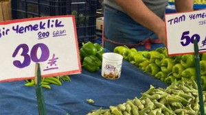 Bu da yemeklik fiyatı! Bamya artık yemeklik satılıyor