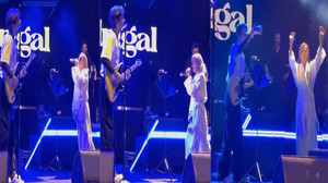 Madrigal konserinde büyük sürpriz! Yıldız Tilbe üstünde bornozla sahneye fırladı