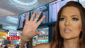Demet Akalın havalimanını birbirine kattı!