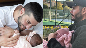 Oyuncu Berk Oktay'dan kızı Milena ile yeni kare