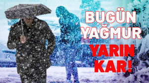 Montlarınızı, kazaklarınızı çıkarın. Rusya'dan birden geldi. Bugün yağmur, yarın kar!