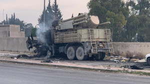 İsrail'in Suriye'de imha ettiği hava savunma sistemleri görüntülendi