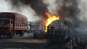 Ortalık savaş alanına döndü! Yakıt tankeri patladı: En az 60 kişi öldü