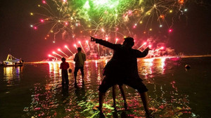 Suriye'nin başkenti Şam'da yeni yıl coşkusu: 2025'e böyle "merhaba" dediler