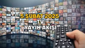 5 ŞUBAT ÇARŞAMBA TV YAYIN AKIŞI 2025: Show TV, Kanal D, TRT1, ATV, Now TV, TV8, Star TV’de bugün neler var?