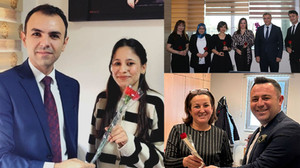 8 Mart coşkusu adliyelerde! Başsavcılar kadınları unutmadı